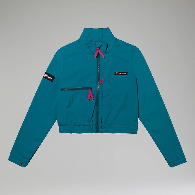 Dámska Nepremokavá Bunda Berghaus Gore Tex Cropped Co-Ord Tmavo Modre Slovensko 7685BOPDI